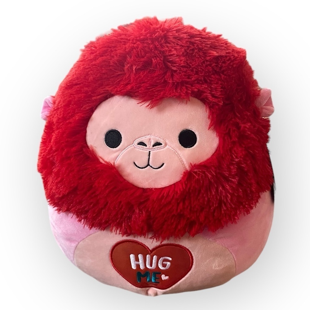 Squishmallow 12" Maruta The Pink Gorilla VALENTINES DAY PLUSH NEW Fuzzy Animal